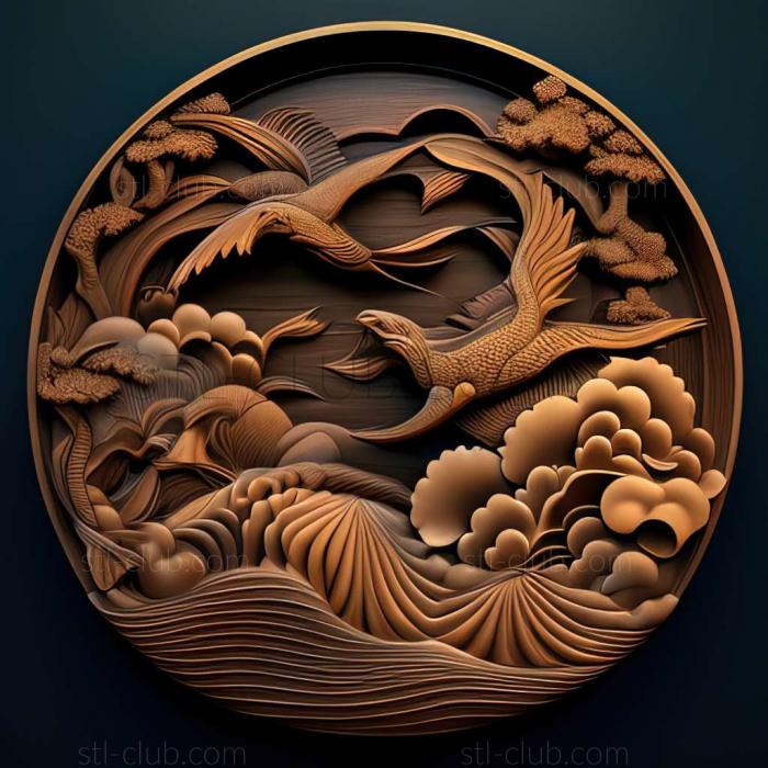 3D model japanese art (STL)